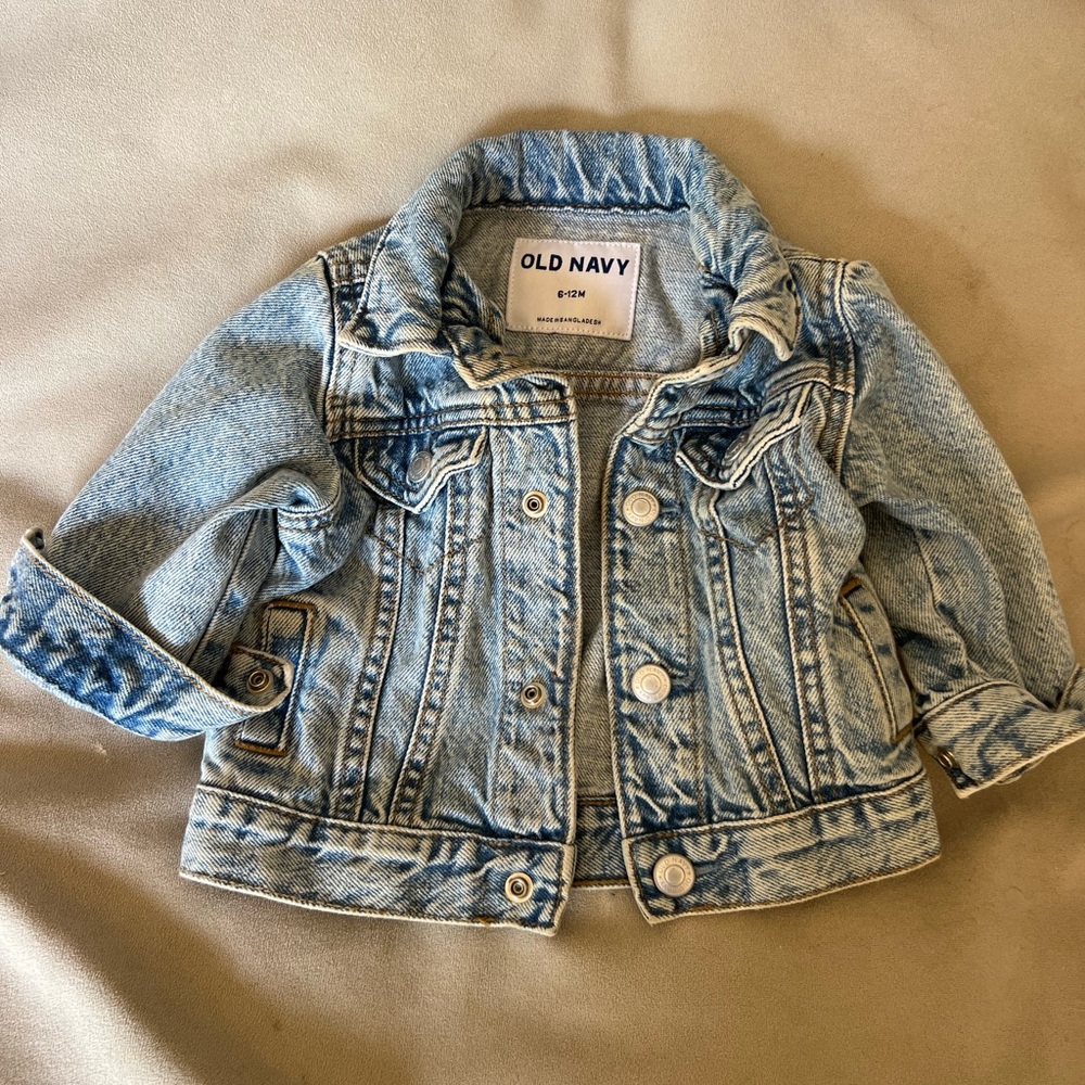 Old Navy Blue Jean Jacket Classic Denim Style